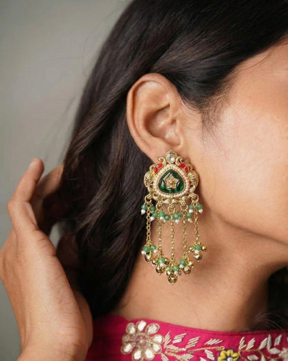 Empress Emerald Drop Earrings