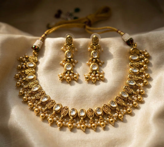 Timeless Wedding Kundan Necklace Set