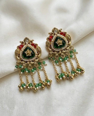 Empress Emerald Drop Earrings