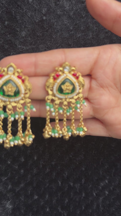Empress Emerald Drop Earrings